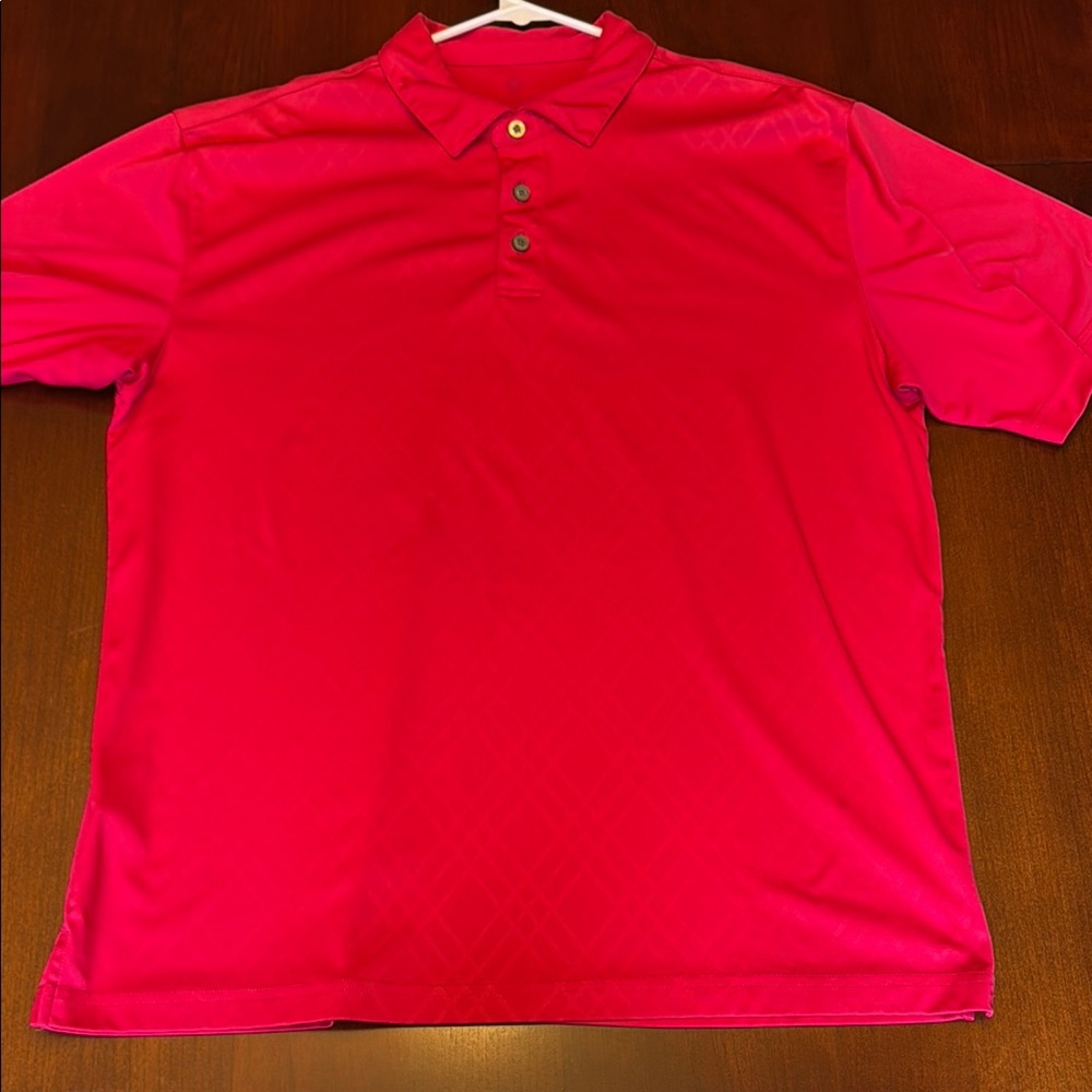 Men's Red Pro Tour Polo Shirt